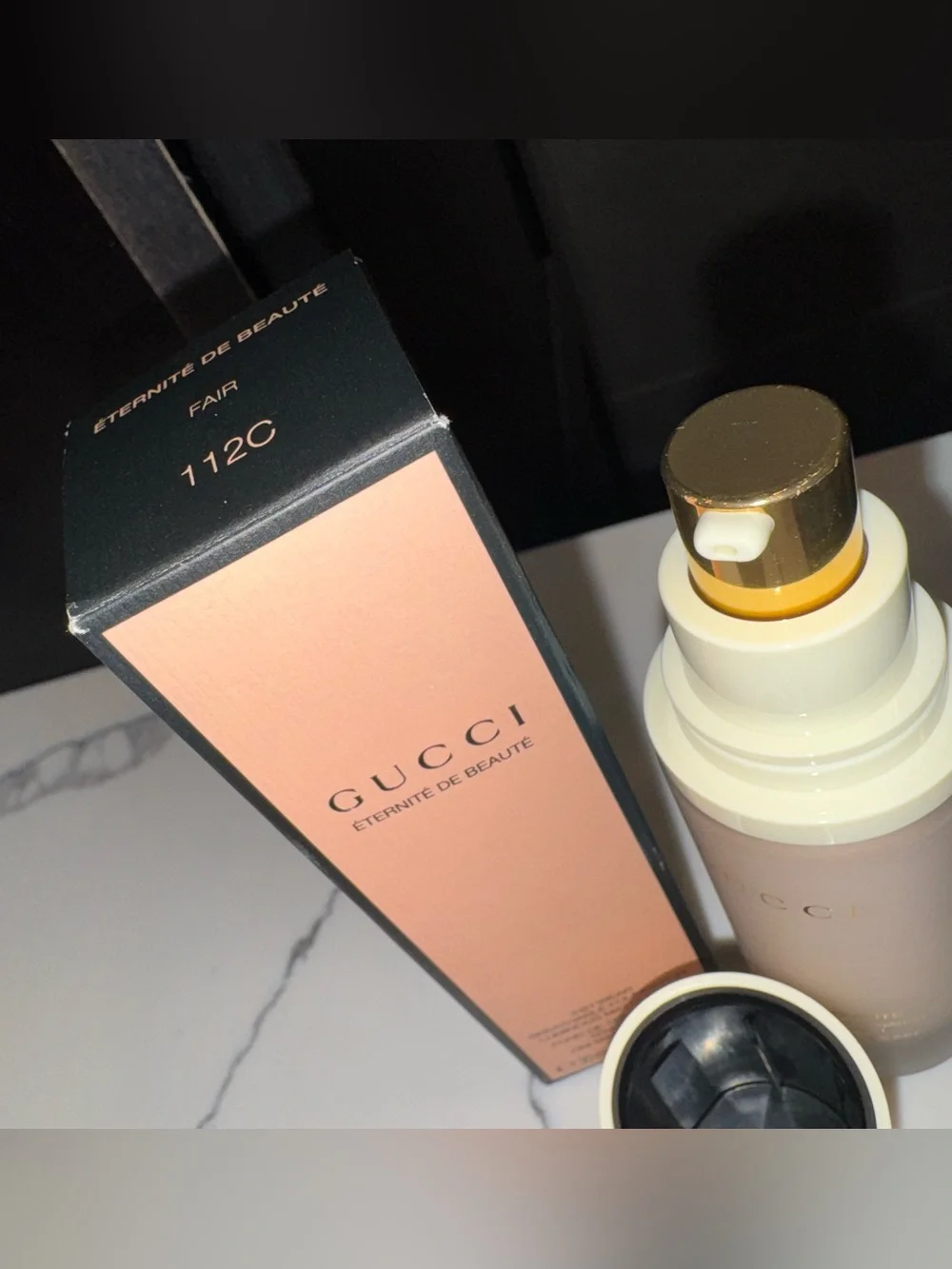 Gucci Éternité de Beauté 24H Luminous Matte Foundation 112C Fair 1 oz - NEW